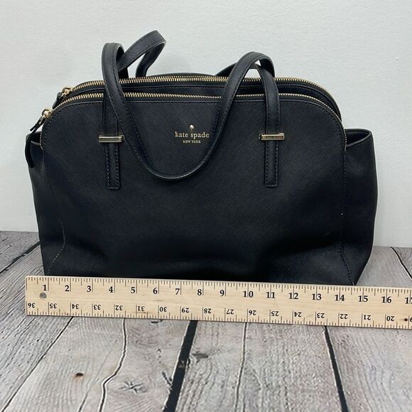NEW KATE SPADE NEW YORK CEDAR STREET ELISSA SHOULDER BAG , BLACK - Picture 4 of 16